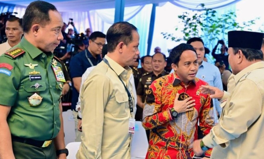 Panglima TNI Hadiri Penyerahan Uang Sitaan Negara Rp 6,6 Triliun di Kejaksaan Agung