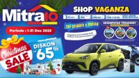 Sisa Sebulan Shopvaganza 2025, Nikmati Juga Diskon Christmas Sale Hingga 65% di Mitra10!