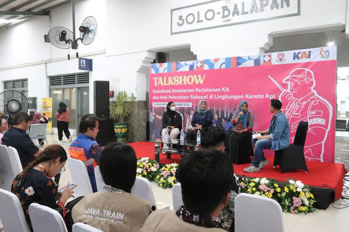 KAI Daop 6 Gandeng Komunitas Semboyan Satoe Community Gelar Sosialisasi Keamanan Perjalanan dan Anti Pelecehan Seksual di Lingkungan Kereta Api