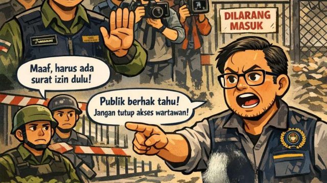 Pasca Longsor Gunung Sampah, Wartawan Dilarang Masuk, Ada Apa di TPST Bantargebang?
