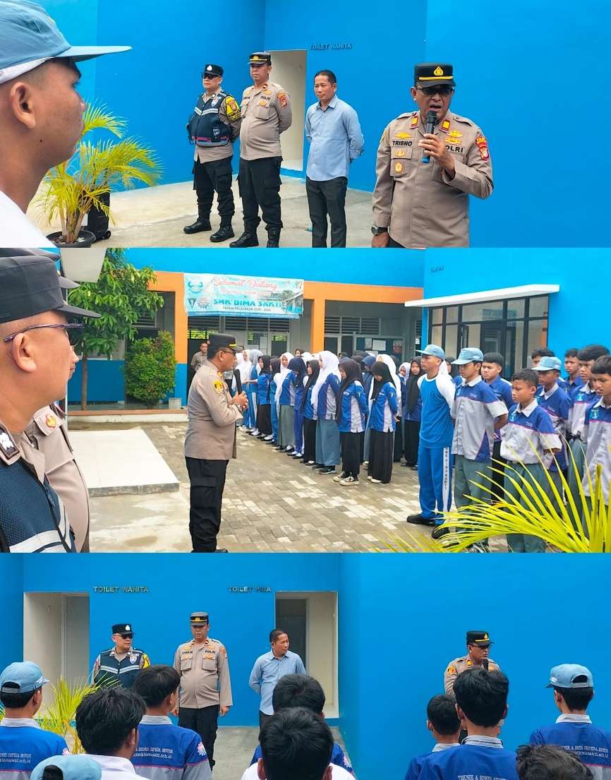 Polsek Kedung Waringin Gelar ” Police Goes To School” Ingatkan Pelajar Jauhi Narkoba dan Bijak Bermedsos