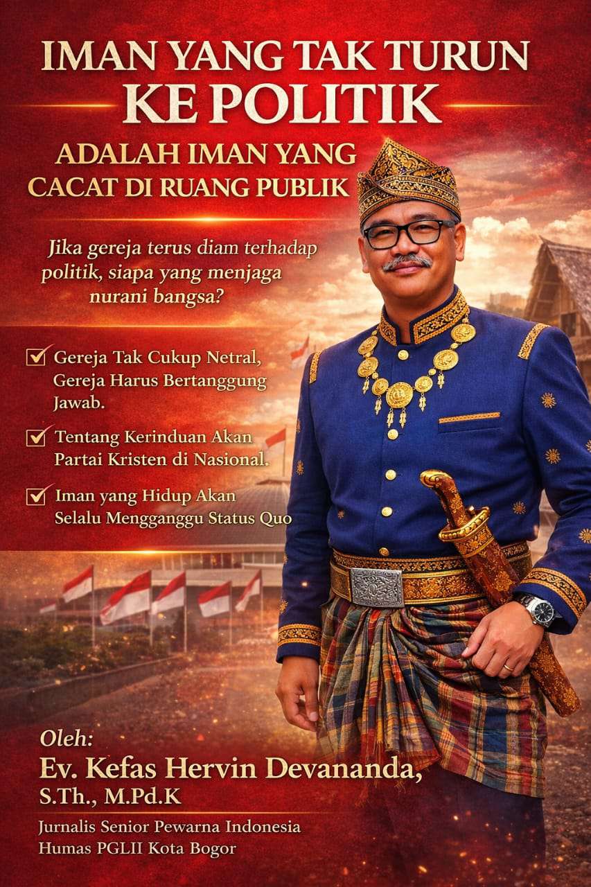 Iman yang Tak Turun ke Politik Adalah Iman yang Cacat di Ruang Publik