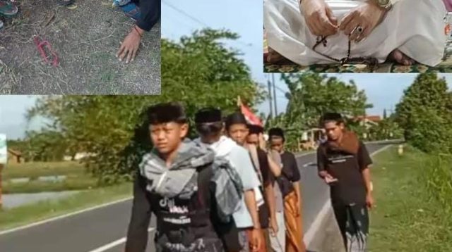 DEMI BERTEMU KDM: Perjuangan 8 Santri Bekasi Jalan Kaki 4 Hari, Kini Masih Menanti di Lembur Pakuan