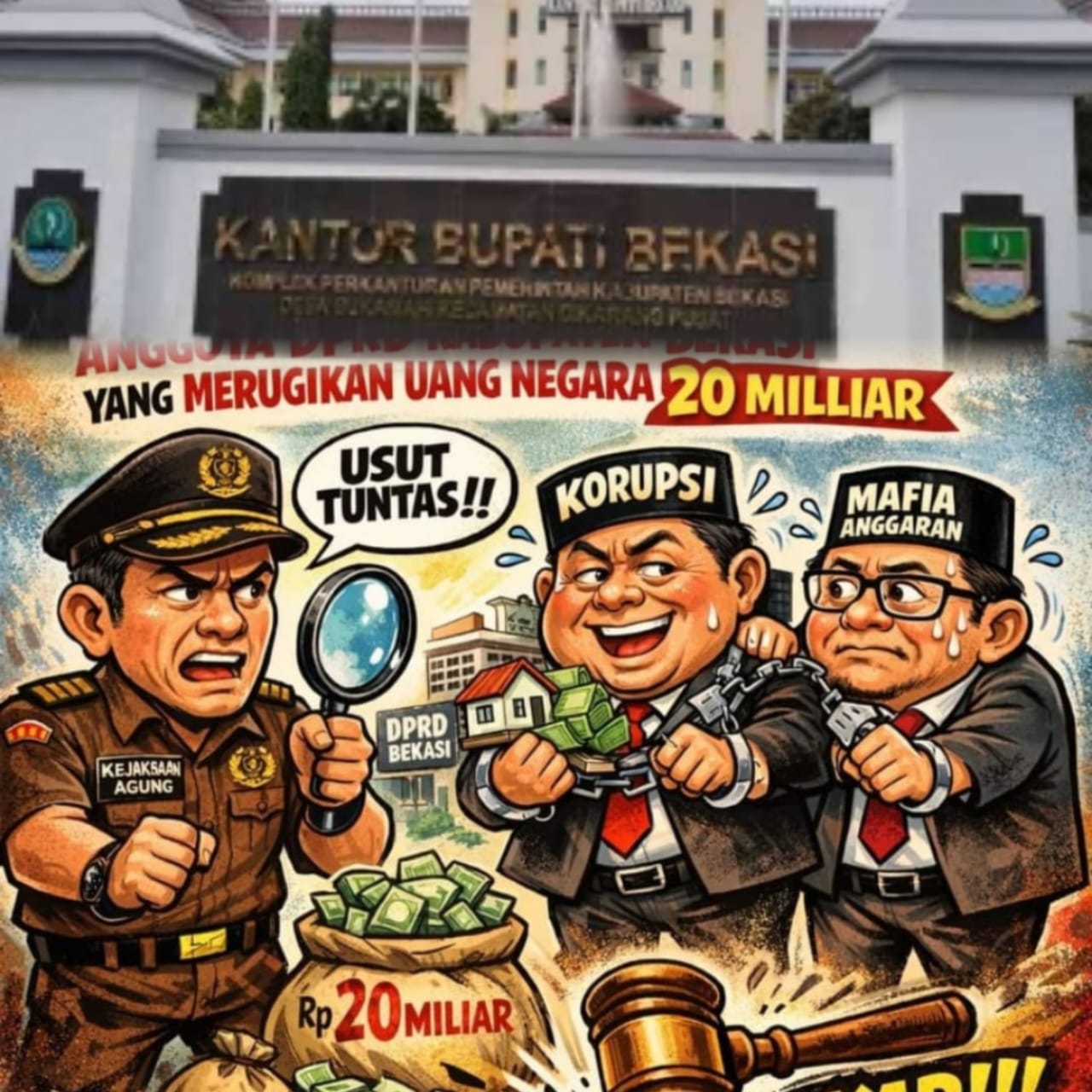 Kompak Jabar Desak Kejati Tetapkan Tersangka Lain dalam Korupsi Tunjangan DPRD Kabupaten Bekasi