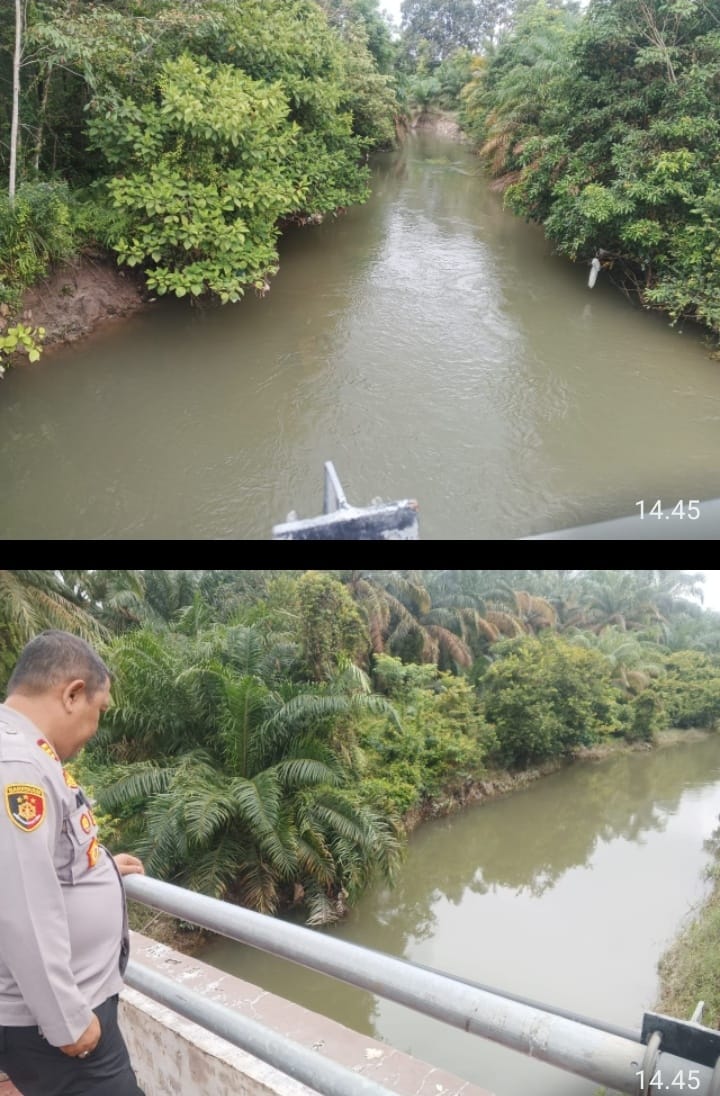 Polsek Penukal Abab Lakukan Monitoring Debit Air Sungai, Kapolres PALI Pastikan Kondisi Masih Aman
