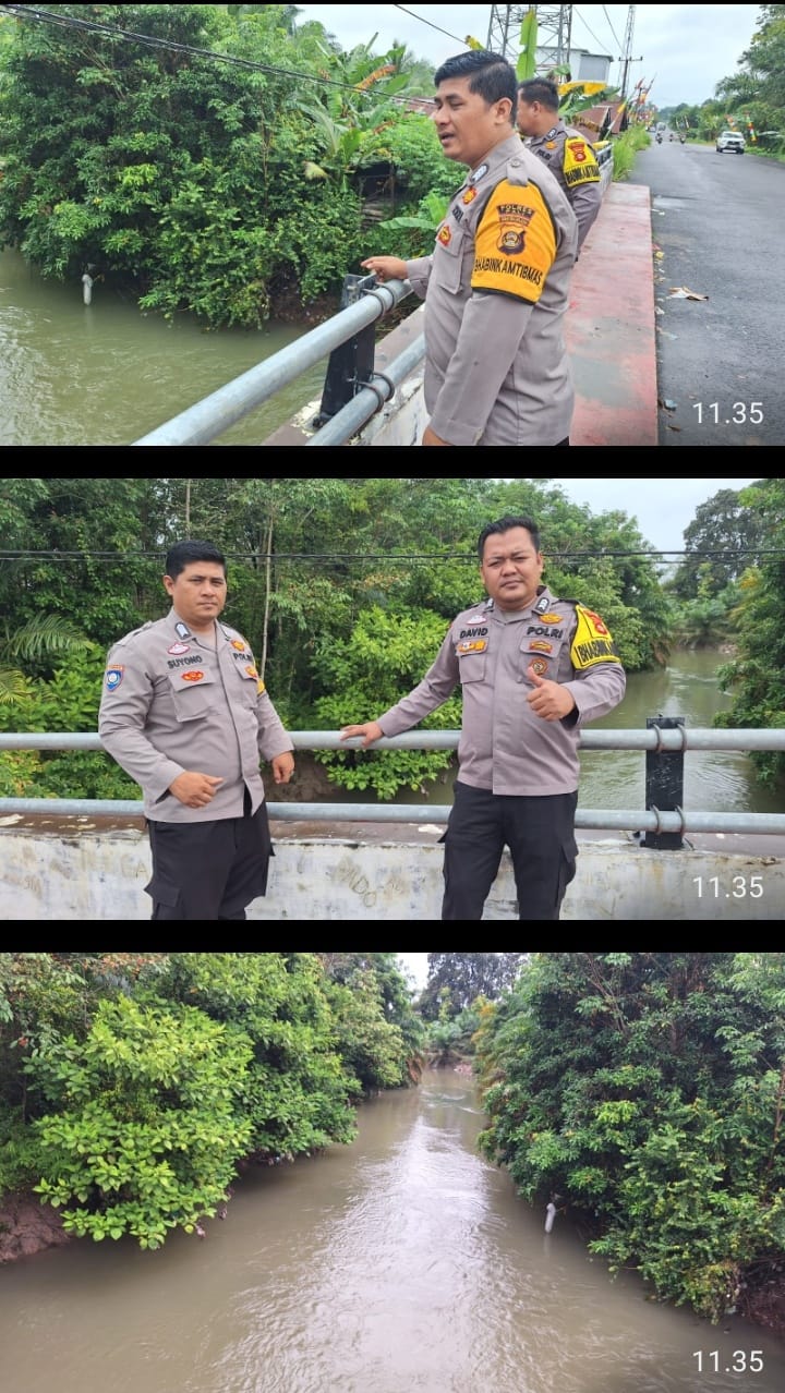 Polsek Penukal Abab Intensifkan Monitoring Debit Air Sungai, Kapolres PALI: Kesiapsiagaan Jadi Kunci Antisipasi Banjir