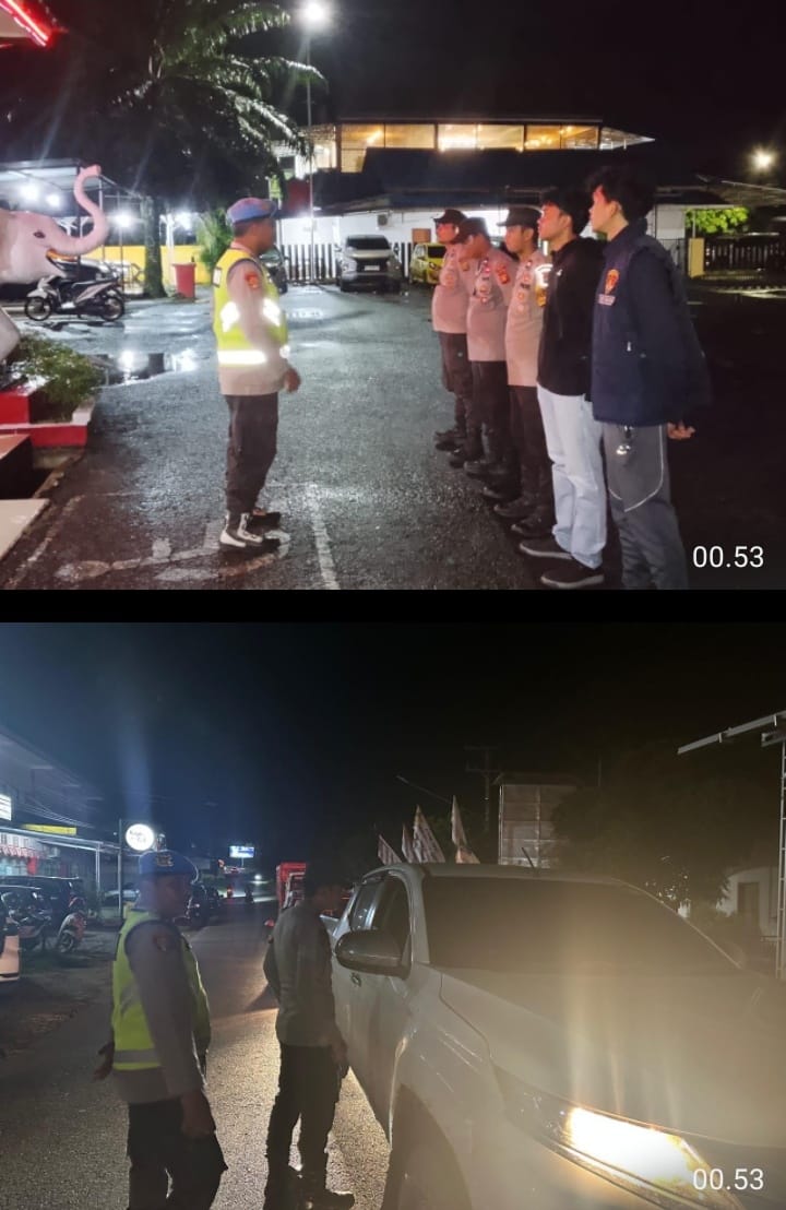 Polsek Talang Ubi Gelar KRYD, Antisipasi Gangguan Kamtibmas dan Pelanggaran Lalu Lintas