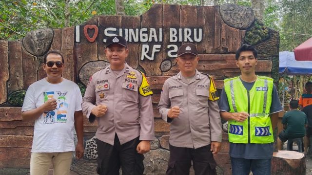 Polsek Penukal Abab Intensifkan Monitoring Wisata Paye Biru RF2, Pastikan Keamanan Pengunjung
