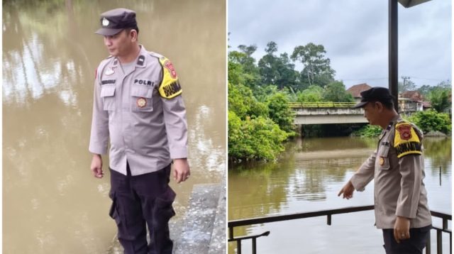 Polsek Penukal Utara Intensifkan Monitoring Debit Air, Kapolres PALI Imbau Kesiapsiagaan Dini Hadapi Potensi Banjir