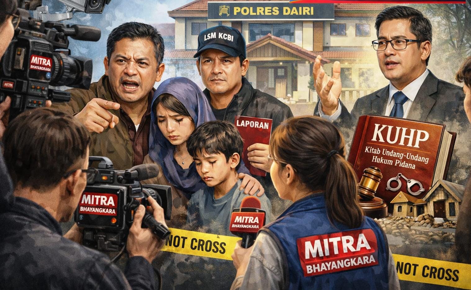 Kasus Mandek di Polres Dairi, Dugaan Penganiayaan Syahdan Sagala Disorot Tajam LSM dan Ahli Hukum