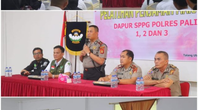 Polres PALI Gelar Pelatihan Penjamah Makanan Dapur SPPG