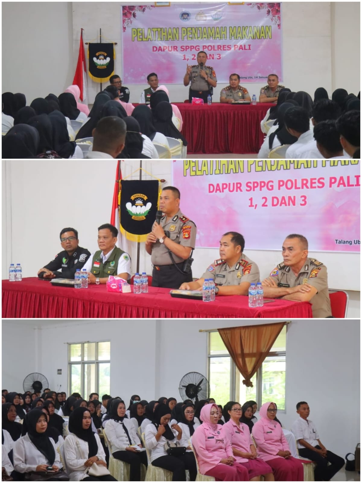 Polres PALI Gelar Pelatihan Penjamah Makanan Dapur SPPG