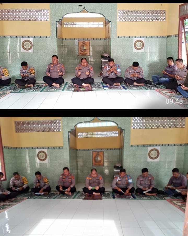 Polsek Talang Ubi Gelar Binrohtal dan Bakti Sosial, Perkuat Spiritualitas dan Soliditas Personel