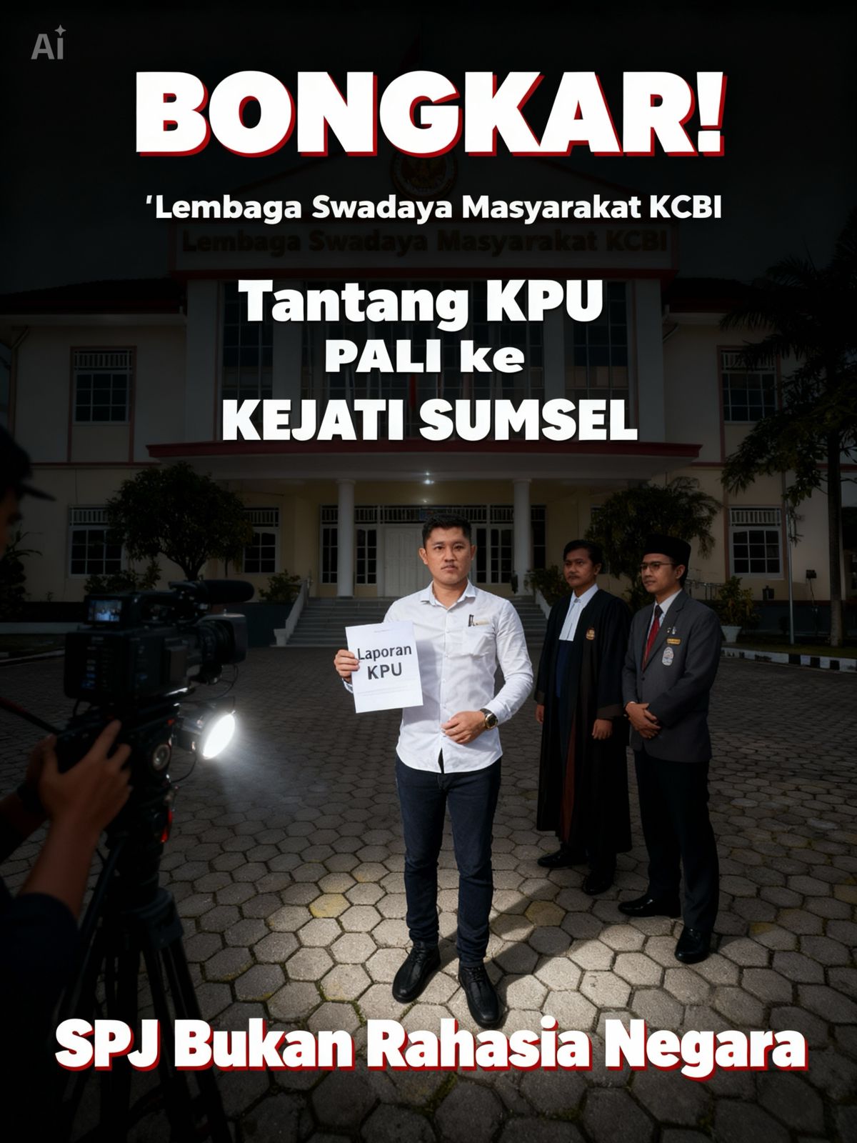 BONGKAR! DPW LSM-KCBI Tantang KPU PALI ke Kejati SUMSEL: “SPJ Pilkada Bukan Rahasia Negara, Wajib Dibuka ke Publik!”