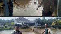 Debit Sungai Lematang Naik, Polsek Tanah Abang Intensifkan Monitoring Wilayah Rawan Banjir