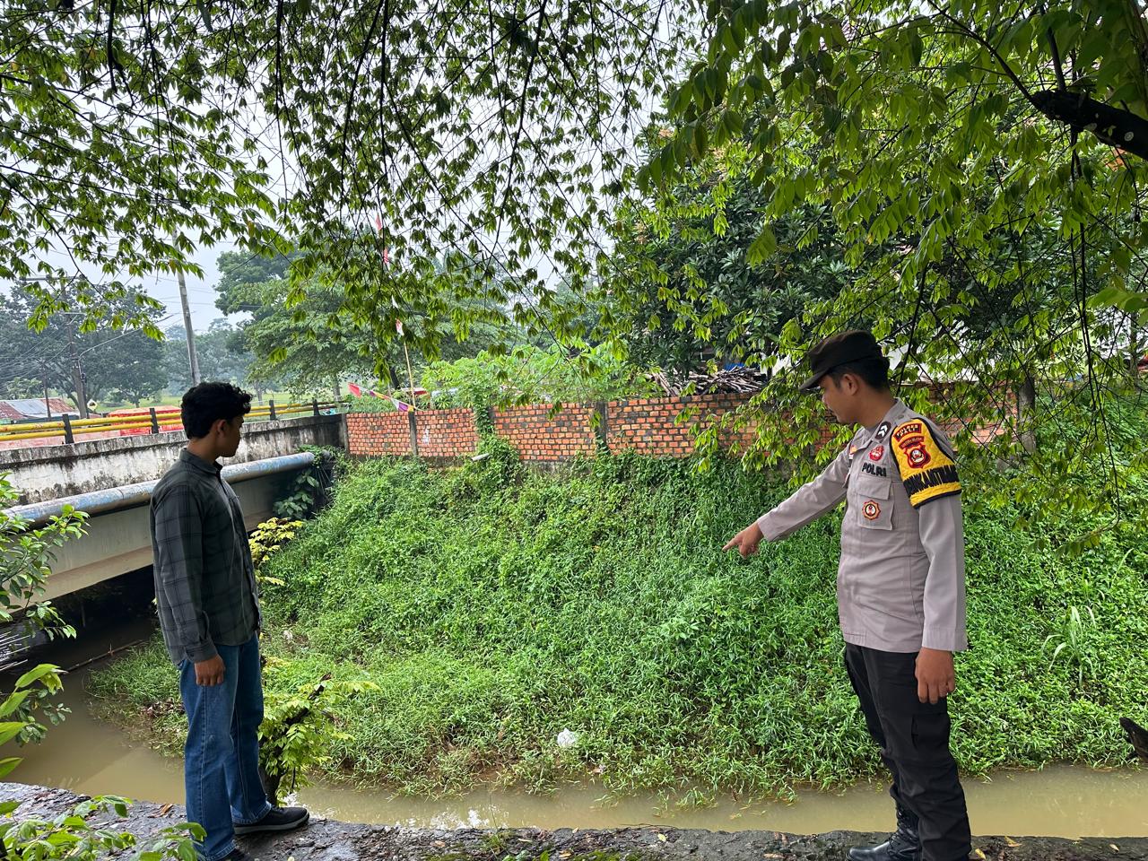 Antisipasi Banjir, Polsek Talang Ubi Intensif Pantau Debit Air Beracung