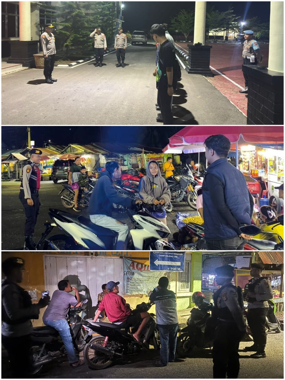 Polres PALI Intensifkan KRYD, Patroli dan Razia Terpadu UKL III Jaga Stabilitas Kamtibmas Malam Hari