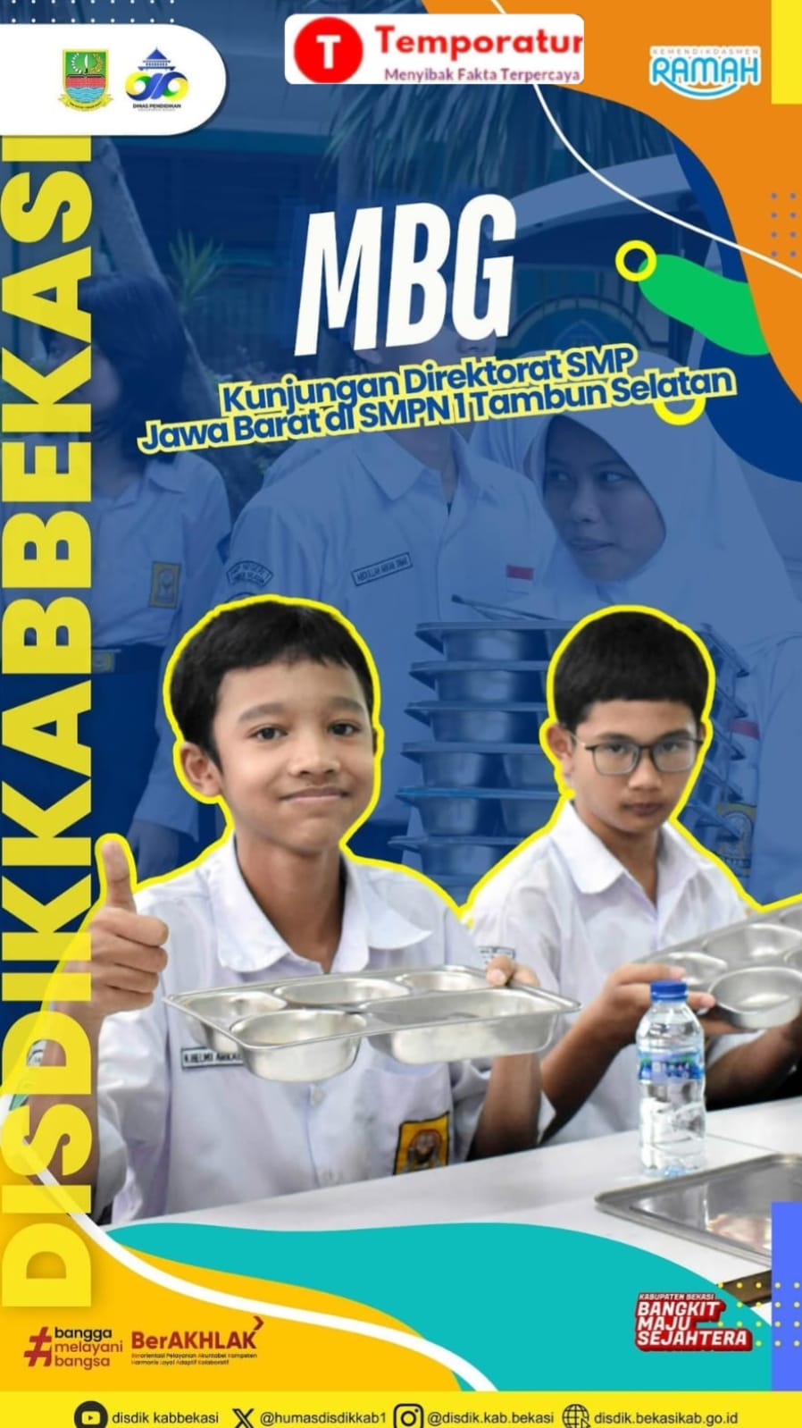 Pemkab Bekasi Perluas Sasaran Program Makan Bergizi Gratis untuk Anak Putus Sekolah