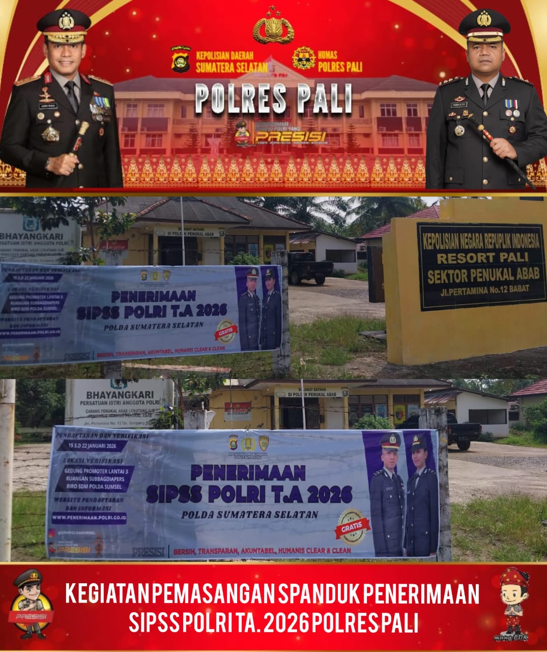 Polres PALI Gencarkan Sosialisasi SIPSS Polri TA 2026, Kapolres Ajak Sarjana Terbaik Daerah Bergabung dengan Polri Presisi