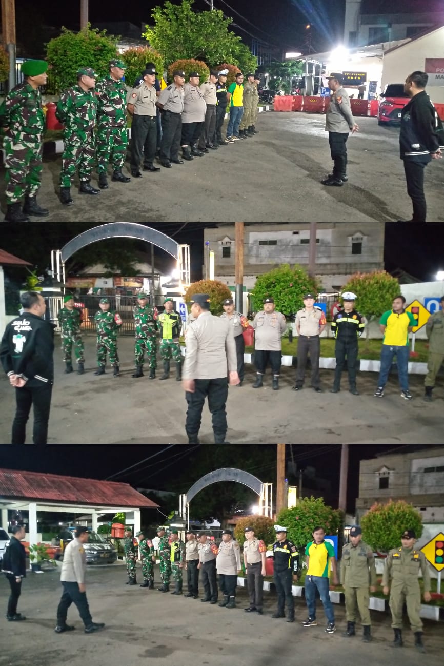 Jaga Kondusivitas Wilayah, Polsek Kedung Waringin Gelar Apel Gabungan dan Patroli Antisipasi Kejahatan Malam Minggu