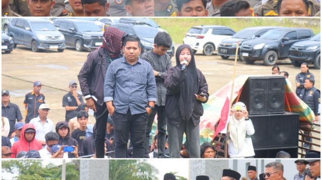 Pengamanan Aksi Damai MPP di PALI Berjalan Kondusif, Kapolres Tegaskan Polri Jamin Hak Aspirasi Warga
