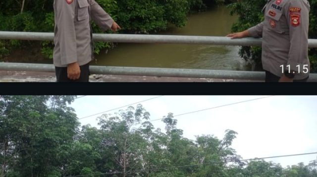 Polres PALI Intensifkan Monitoring Debit Air Sungai, Antisipasi Potensi Banjir di Wilayah Penukal dan Abab