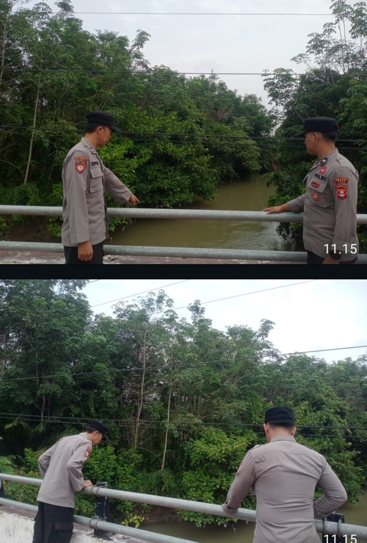 Polres PALI Intensifkan Monitoring Debit Air Sungai, Antisipasi Potensi Banjir di Wilayah Penukal dan Abab