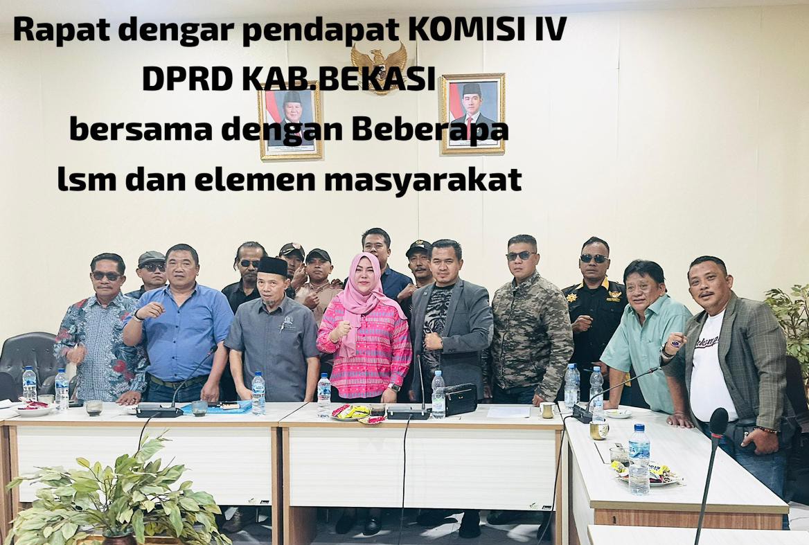Pengadaan koperasi RSUD Cabangbungin, Dikecam Komisi IV DPRD Kabupaten Bekasi, Saat RDP dengan Elemen Masyarakat