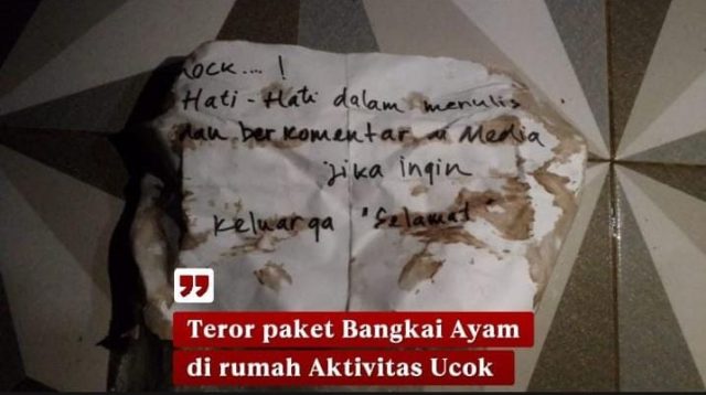 TEROR DARAH DI BEKASI: Aktivis Ucok Sky Khadafi Dikirimkan Bangkai Ayam, Mahasiswa Pasang Badan