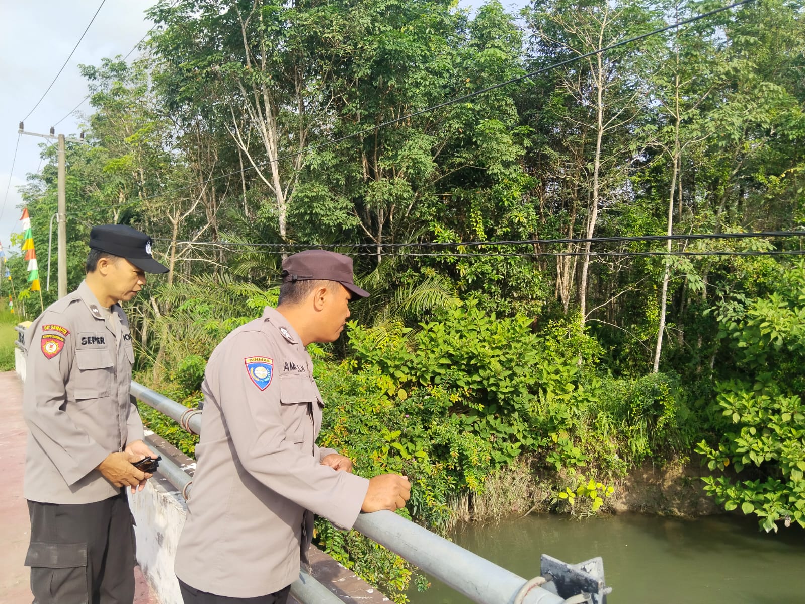 Hujan Meningkat, Sungai di Penukal Abab Dipantau Ketat Polisi