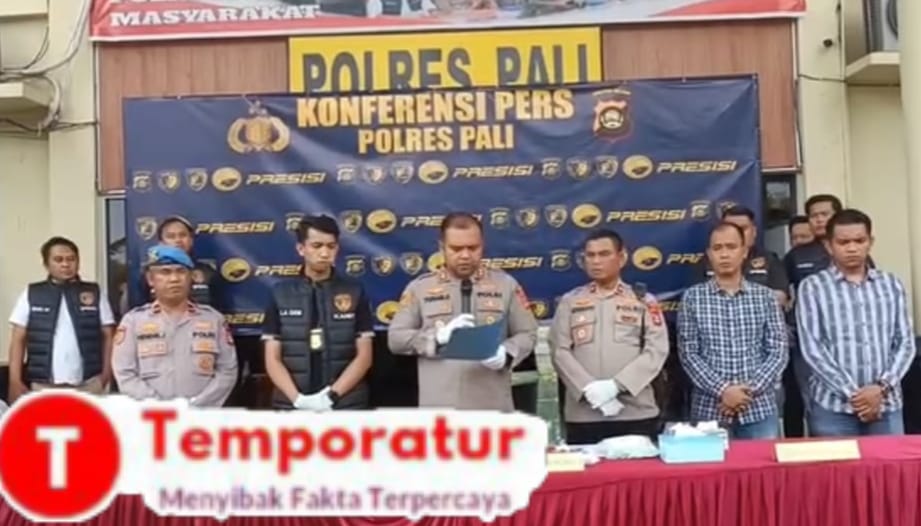 Dua dari Empat Pelaku Pembunuhan Warga Sungai Ibul Ditangkap, Polres PALI Kejar Dua DPO