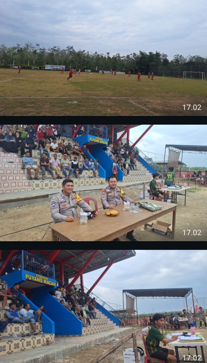 Polsek Penukal Abab Amankan Turnamen Fun Game di Desa Babat, Kapolres PALI Ingatkan Soal Perizinan
