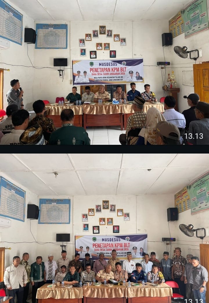 Polisi Kawal Penetapan BLT Desa Pantadewa, Kapolres PALI Tekankan Transparansi dan Keadilan