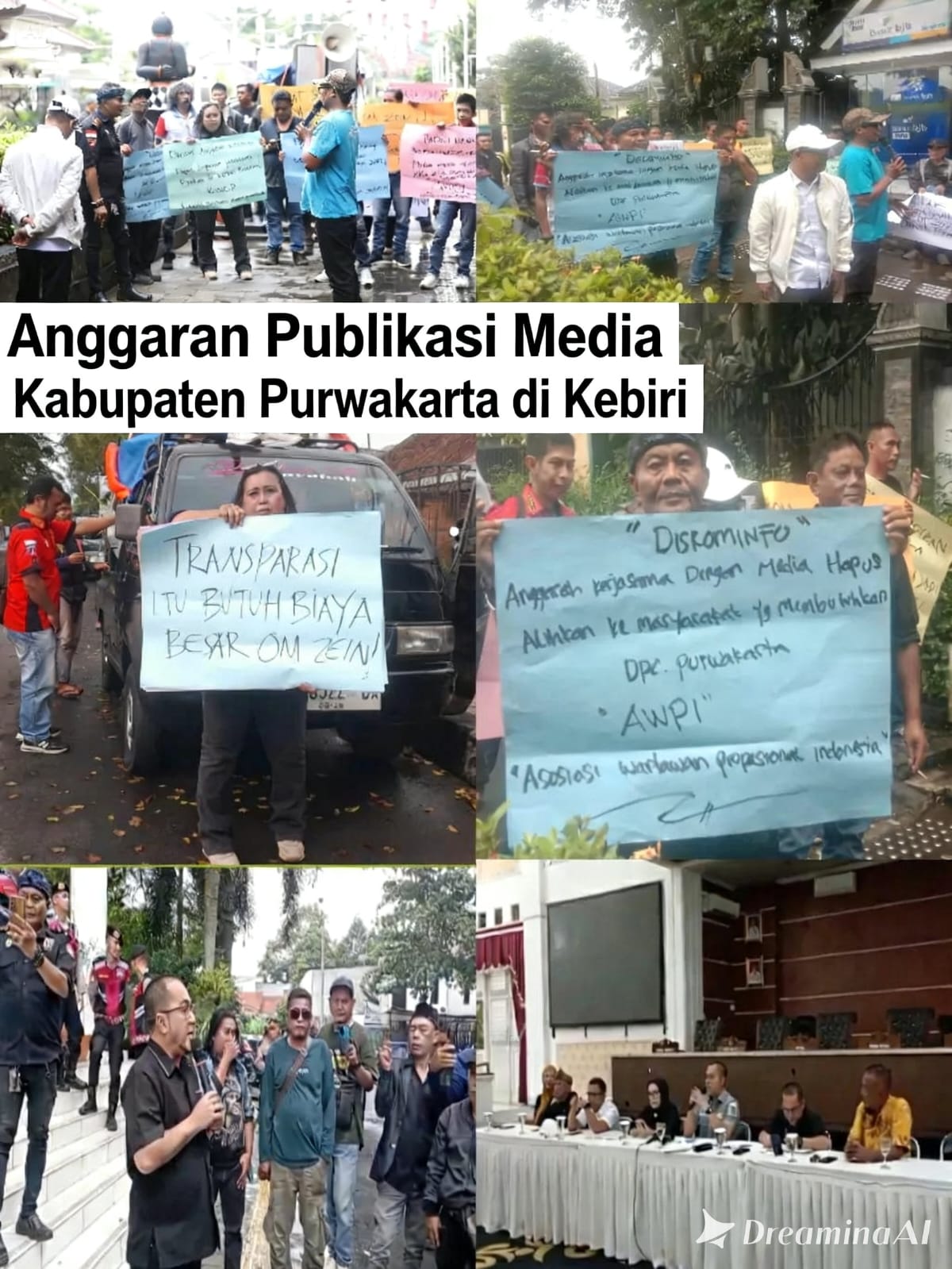 Anggaran Publikasi Purwakarta Dipangkas 90%, Insan Pers Geruduk DPRD dan Kecam Kebijakan BKAD