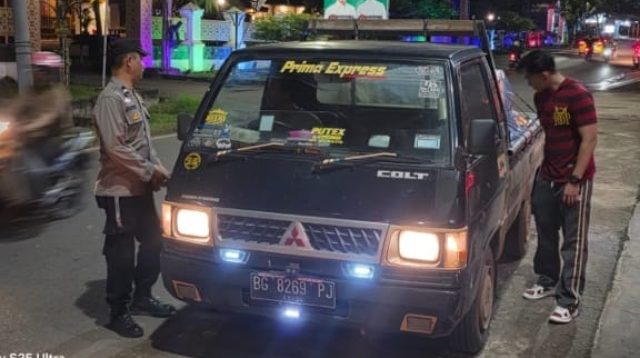 KRYD Malam Digelar, Polisi Kunci Ruang Gerak Pelaku 3C di Talang Ubi