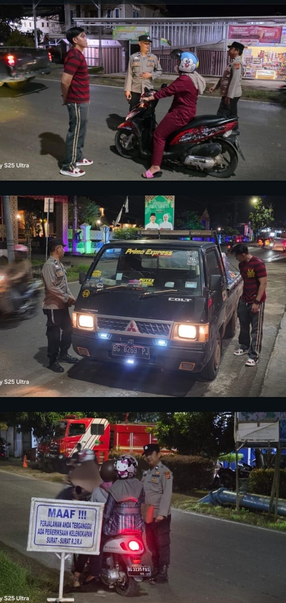 KRYD Malam Digelar, Polisi Kunci Ruang Gerak Pelaku 3C di Talang Ubi