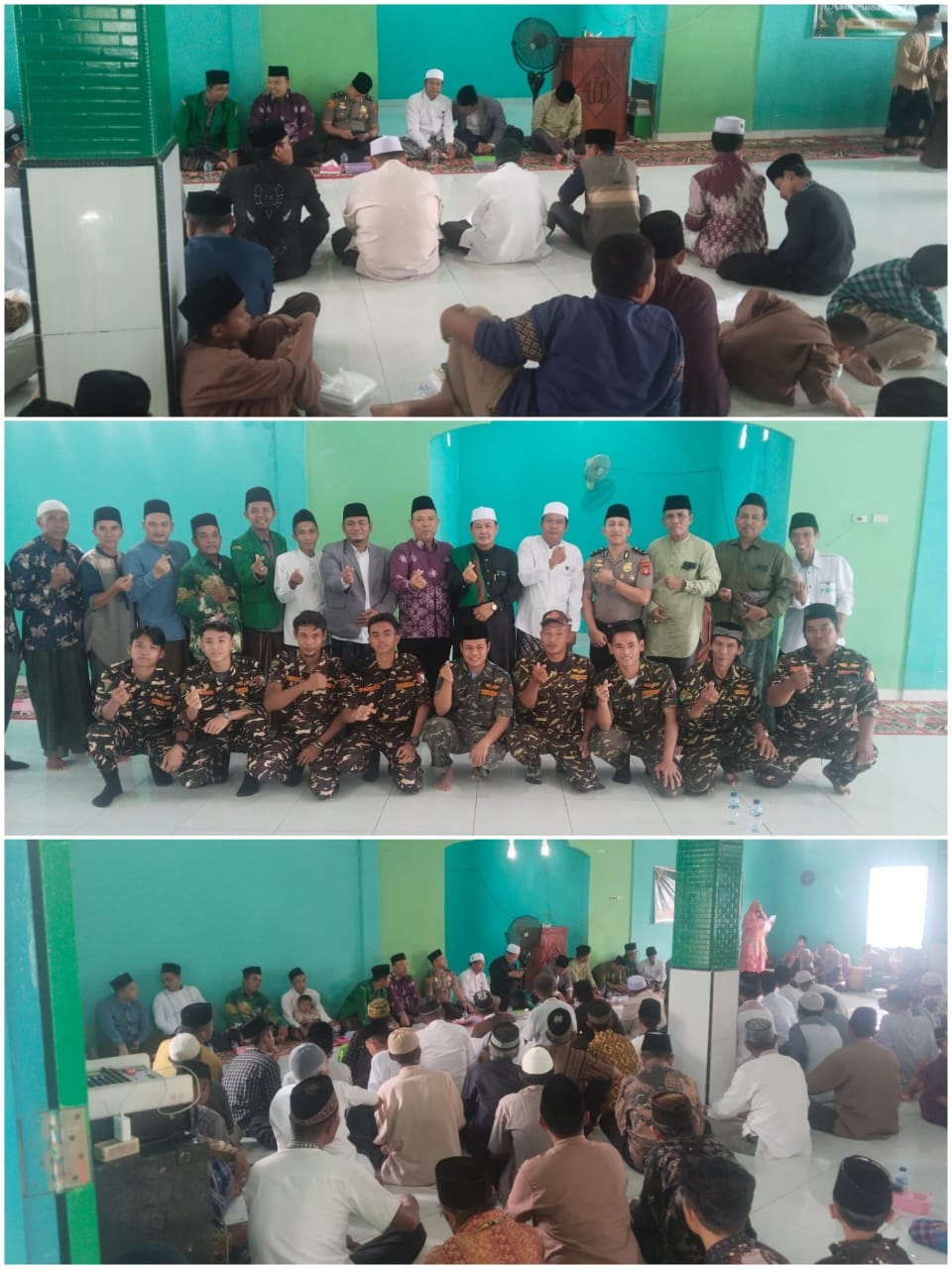 Polsek Talang Ubi Hadiri Haul KH Ahmad Dimyati Dahlan dan Peringatan Isra Mi’raj di Ponpes Al-Falah