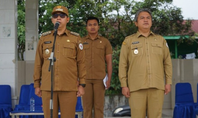 Pimpin Apel Gabungan, Bupati Taput Tekankan ASN Harus Produktif dan Responsif