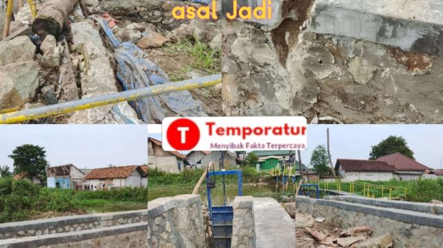 Proyek Normalisasi Sungai Srengseng Hilir Senilai 47 Miliar Disorot, Pembangunan Pintu Air di Sukamulya Diduga Asal Jadi