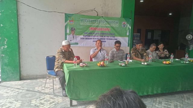 Gelar Musdesus Anggaran 2026, Sekdes Cikarang Kota Tegaskan Perang Terhadap Obat Tipe G dan Perketat Akses Wilayah