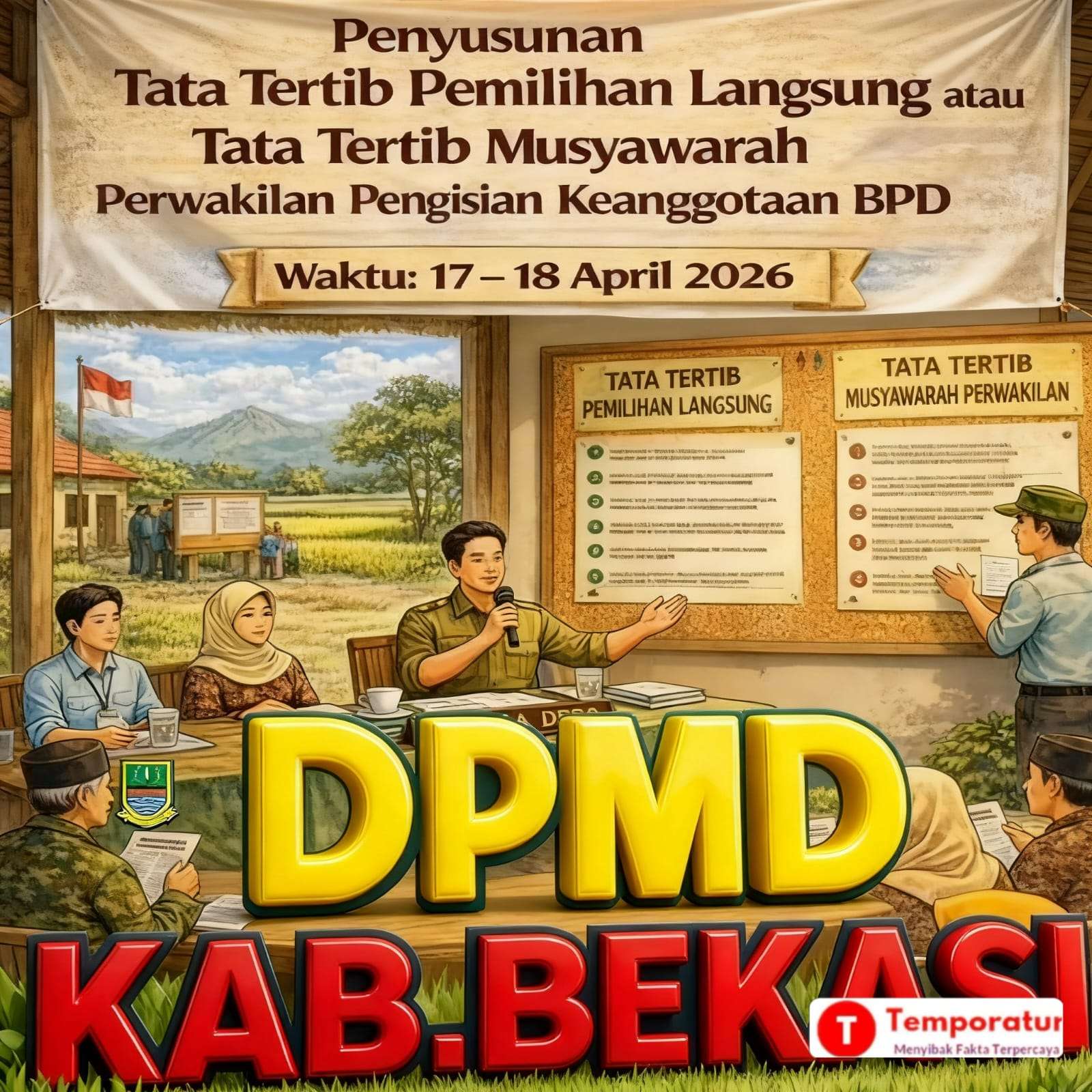 Kebijakan ‘Prematur’ DPMD Kabupaten Bekasi Soal Kuota 30% BPD Digugat: LBH Arjuna Sebut Cacat Hukum dan Picu Kegaduhan Desa!