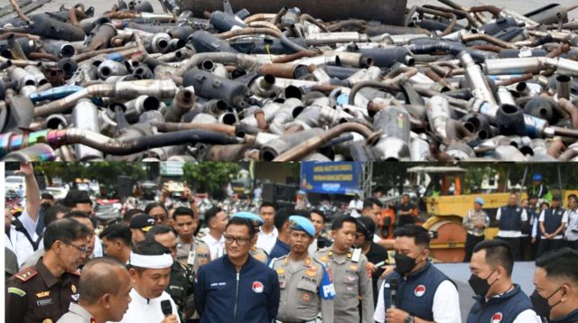KDM dan Kapolda Jabar Gilas Ribuan Botol Miras