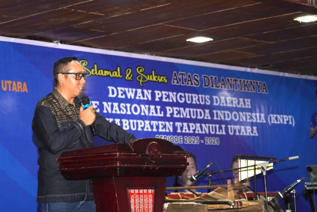 Bupati Taput Hadiri Pelantikan DPD II KNPI, Dorong Pemuda Jadi Motor Perubahan Daerah