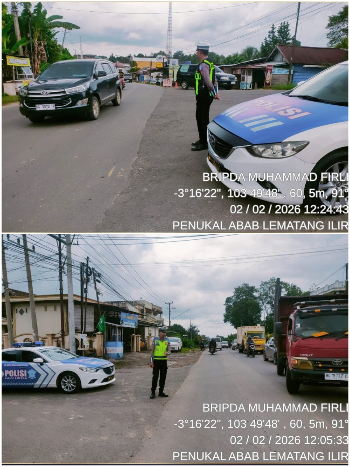 Polisi Tutup Total Ruang Gerak 3C, Sat Lantas PALI Kepung Titik Rawan di Jam Siang