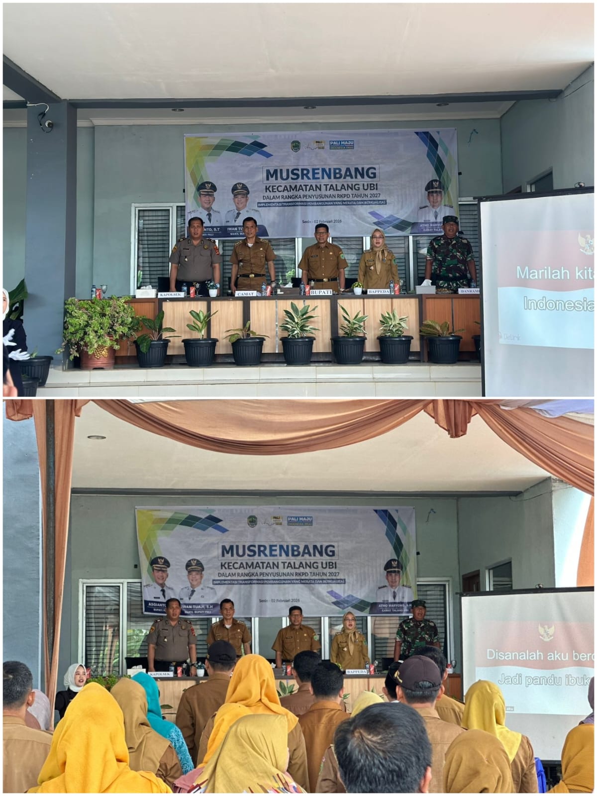 Polsek Talang Ubi Kawal Musrenbang RKPD 2027, Kapolres PALI Tekankan Stabilitas dan Partisipasi Publik