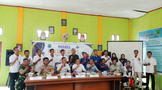 Bhabinkamtibmas Hadiri Musdessus Desa Suka Damai, Polri Kawal Transparansi dan Kondusivitas Desa