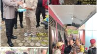 Kapolres PALI Tinjau Pengungsian Banjir Desa Curup, Salurkan Bantuan Sosial untuk Warga Terdampak