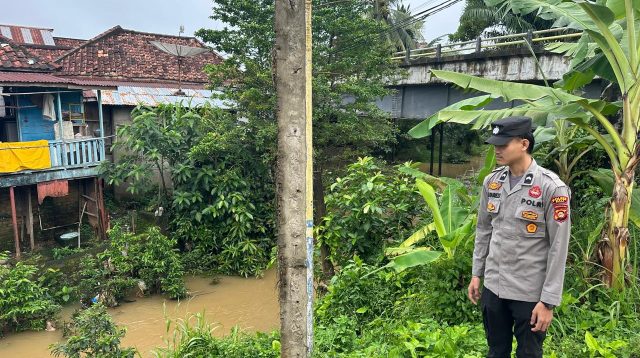 Debit Air Talang Pipa Naik, Polsek Talang Ubi Perkuat Monitoring