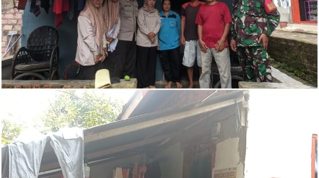 Polsek Talang Ubi Kawal Transparansi PKH, 26 Rumah Penerima Bantuan Ditempeli Stiker Verifikasi