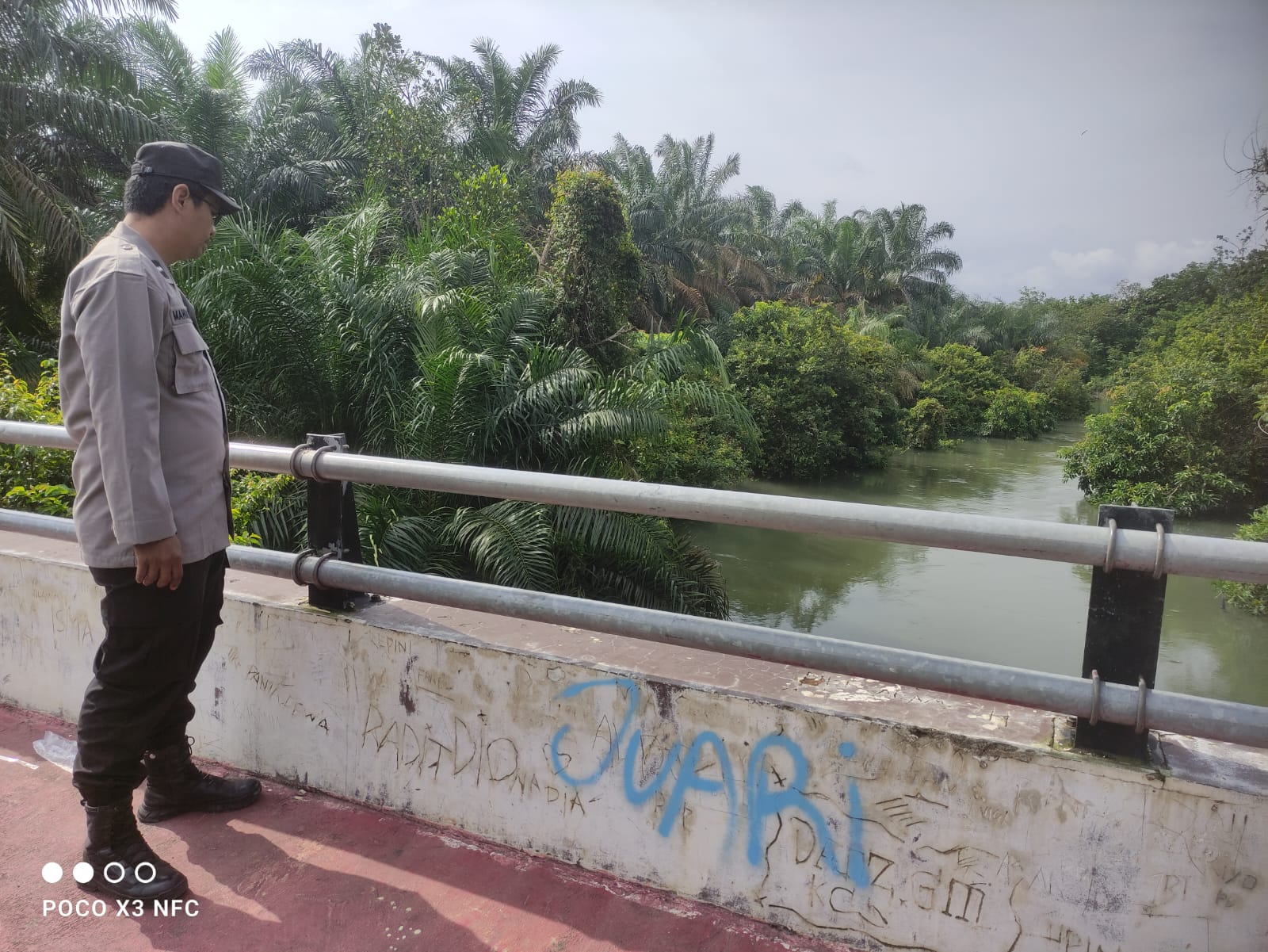 POLISI PANTAU DEBIT SUNGAI SEBAGUT, PENUKAL, DAN ABAB, SITUASI TERKINI TERPANTAU AMAN DAN STABIL